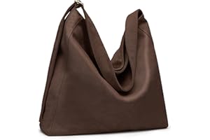 Gluckstar Sac a Main Femme Grand Sac Cabas Femme, Tote Bag Femme, Sacs à Main Portés épaule Femme, Sac de Cours, Sac en Daim Suédé pour le Quotidien, Travail et Courses