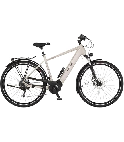 FISCHER E-Bike Trekking VIATOR 4.1i/ 4.2i, Elektrofahrrad für Damen und Herren, Mittelmotor 80 Nm, 36 V Akku Sport & Freizeit