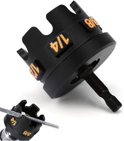 Nut Zipper Adaptateur Foret Pour Écrous Et Boulons - Compatible 1/4" 3/8" 1/2" - Outil Rapide Pour Racks Et Structures