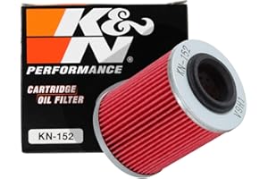 K&N Powersports filtr oleju – wkład 56 x 75 mm, kompatybilny z Can-Am, Aprilia, Bombardier (KN-152)