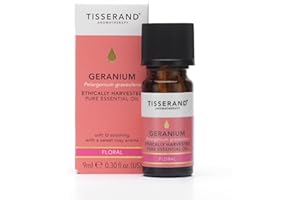 Tisserand Aromatherapy - Geranium Essential Oil - Ethically Harvested - 100% Pure Essential Oil - 9 ml