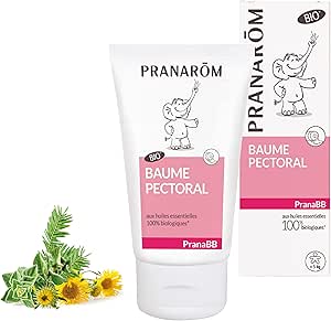 Pranarom Pranabb Baume Pectoral Bio Eco Aide Bebe A Mieux Respirer Compose D Huiles Essentielles Pures Et Naturelles 40 Ml Amazon Fr Hygiene Et Sante