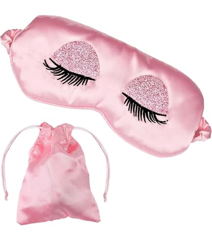 Léopard Maschera Per Dormire In Seta Donna: Morbida, Blocca Luce Con Elastico Regolabile, Beige - 4