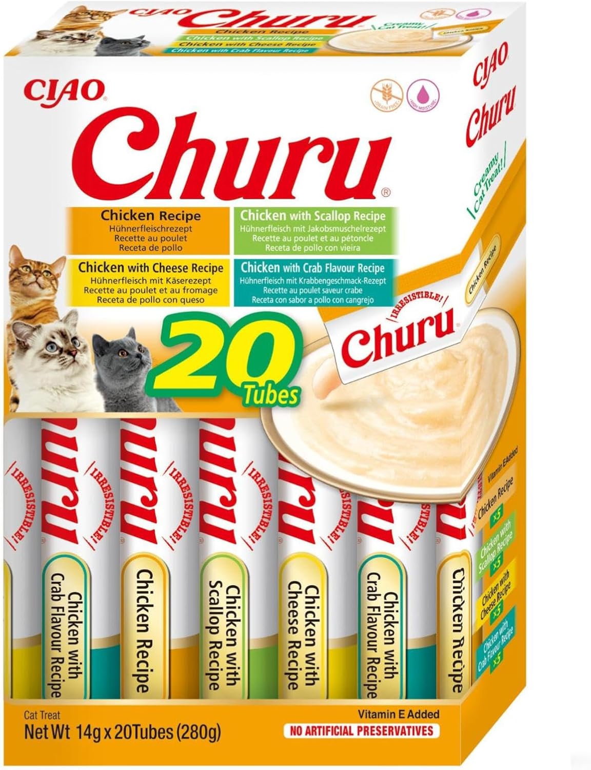 Foire Aux Questions Essentielles sur le INABA Churu Snack para Gatos Multipack Sabor