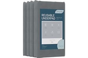 OFILAB - Empapador de Cama Lavable 150cm con Alas de 45cm y 4 Capas de protección. 1 Unidad. Super Absorbente 3 litros/m². Impermeable Reutilizable Protector. Variedad de Medidas 90cm,135cm,150cm.