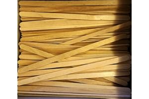 RAINBEAM 1 x 100 Wooden Hot Drink Stirrers (5.5" Round Ended)