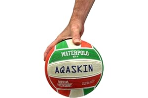 ‎AQASKIN AQASKIN Professioneller Wasserball – Größe 4 – Hohe Qualität – Extrem griffiges Gummi – Für Training und Spiele – Farbe: Italien