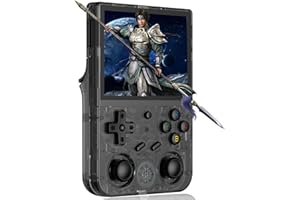 AIRUIDAS RG353V Handheld Game Console Support Dual OS Android 11+ LINUX, 5G WiFi 4.2 Bluetooth RK3566 64BIT 64G TF Card 4450 Classic Games 3.5 Inch IPS Screen 3500mAh Battery