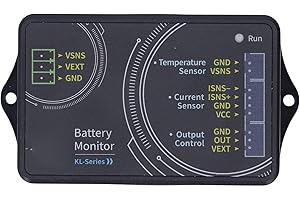 VIAGASAFAMIDO Monitor Baterii Bluetooth 400A 0-120V Bezprzewodowy Miernik Napięcia Kontrola Aplikacji Akcesoria RV KL140F Woltomierz DC Kulometr do łodzi Motorowej Samochodu