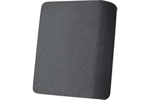 CHELZEN Coprisedile per divano, Copriseduta Divano Elasticizzato, Alta qualità Cuscino Protezione Divano Sedile Lavabile (1 Posti, Grigio Scuro)