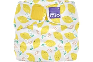 Bambino Mio, Miosolo Classic All-in-One Reusable Nappy, Eco Chemical Free Nappy (Lemon Drop, One Size)