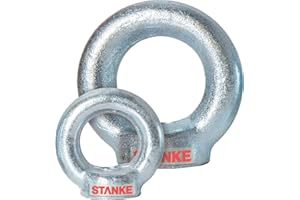 Seilwerk STANKE 25x Ghiera M8 dado ad anello zincato 8 mm