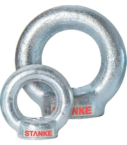 Piriuuo 10 Viti Ad Anello M4, Viti Ad Anello Con Dadi, In Acciaio Inox - Foto 1