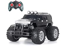 Popsugar Off Roader Rechargeable Remote Control Monster Truck with 2 Speeds and 4 Headlight Modes | Lithium Battery | C-Type 