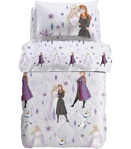 Trapunta Invernale Caleffi Frozen Love – 100% Cotone, Per Letto Singolo 170x260 Cm, Morbida E Delicata Sulla Pelle