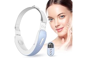 V-Face Shaping Massager électrique, ANLAN Appareil Anti Rides Visage, Appareil Raffermissant Visage, Lifting EMS Massage, 6 modes Appareil de Beauté avec télécommande