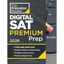 Princeton Review Digital SAT Premium Prep, 2026: 6 Full-Length