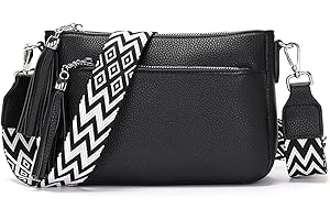 Zyig umhängetasche damen klein handtasche damen crossbody bag damen Breitem Schultergurt 5 fächern