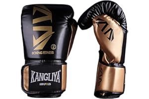 FitTrek Boxhandschuhe - Muay Thai, Boxsack, Kickboxen, Sparring, Sandsack, Fitnesstraining, Kampfsport Handschuhe - Punching Mitts Boxing Gloves für Männer Herren und Frauen Damen Kinder