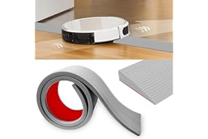 YUSHENGTAI Silikon Türschwellenrampe, 90 x 8 x 3 cm Auffahrrampe, Übergangsprofil Selbstklebend, Schwellenrampe, Rollstuhlrampe für Kinderwagen, Rollator oder e Scooter (Grau, 3cm Höhe)