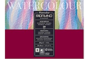 Fabriano Studio Papier aquarelle 200 g 30 X 40 cm Blanc