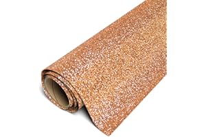 Siser Glitter HTV 11.8"x5ft Roll - Iron On Heat Transfer Vinyl (Tawny)