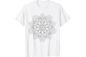 Mandala à peindre et colorier pour enfants T-Shirt
