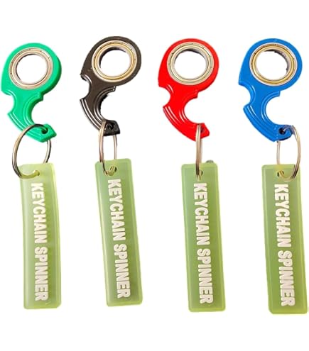 Lot De 2 Porte-clés Spinner - Pour L'entraînement Des Doigts