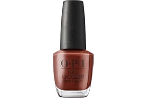 OPI Nail Lacquer - Star-zipan on the Tree - Vernis à ongles marron longue tenue, résistant aux éclats - Formule vegan avec pinceau OPI Pro-Wide (15 ml)