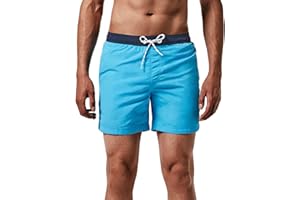 MaaMgic Homme Short de Bain Maillot Classique Design Tropical pour Vacances Voyage en Eté sur la Plage