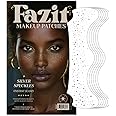 Fazit Makeup Patches - Silver - Face Glitter Makeup Speckles - Glow Up Makeup Patches - Face Glitter Speckles Patches - Cute Glitter Makeup Accessories for Women - Cosmetic Glitter for Face - 6 Count