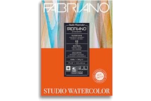 Fabriano - akvarellblock - varmpressad - 12 ark - 300 g/m2