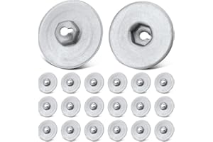 KUNXING Hitzeschild Isoliermuttern hitzeschutzblech befestigungssatz - Auto Unterboden Hitzeschild Isoliermuttern Unterlegscheibe für BMW Mini 1-7er X1-X7, hitzeschutz blechmutter Klemmscheiben(ø30mm, 20 Stk)