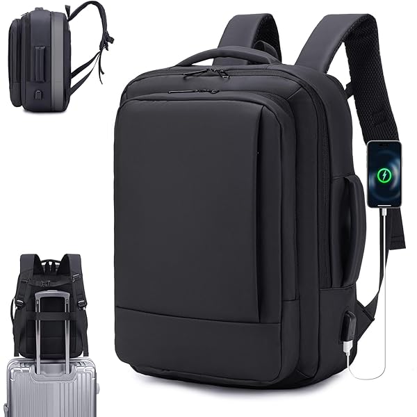 SUCIKORIO 40 x 30 x 10 Lufthansa Air France British Airways Wizzair Rugzak Reizen Bagage Cabine Vliegtuig Vueling Onder de Zitting, Waterdicht Oxford Rugzak Laptop 14 Inch voor Dames Heren, Khaki