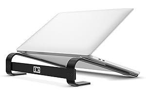 DGBAY Laptop Stand, Ergonomic Laptops Riser for Desk - Computer Stands for All 10-18 inch HP, Dell, Lenovo, Microsoft, Macbook - Improve Posture and Reduce Neck Strain (Black)