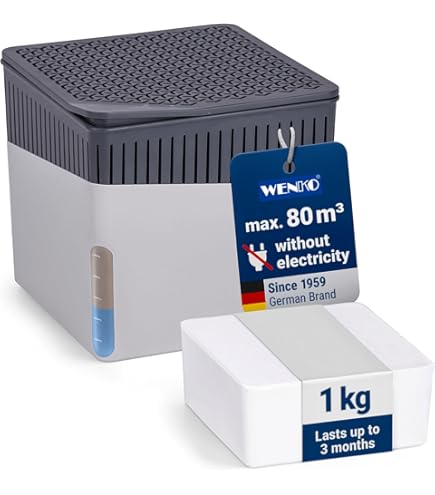 Confezione da 20 deumidificatori da 500 ml, per rimuovere la condensa di umidità, muffe, umidità in casa, cucina, armadio, camera da letto, roulotte, ufficio, garage, bagno, blu