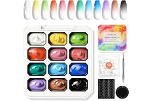Shining She Ombre gel nagellacksset, 12 färger patentmålning gelpalett