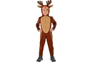 W WIDMANN MILANO Party Fashion - kostium dziecięcy renifer, kombinezon, kostium zwierzęcy, jeleń, kostiumy fantazyjne