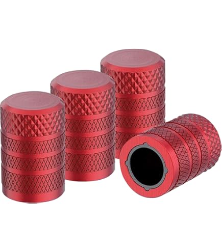 8 Tappi Valvola Pneumatici Auto In Lega Alluminio - Universali Per Auto, SUV, Truck (Argento) - Foto 8