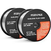 FEIFANKE Gas Free Welding Wire 1mm 2kg E71T-GS Wire Welding Machine Welding Wire Roll D100 2 Pieces
