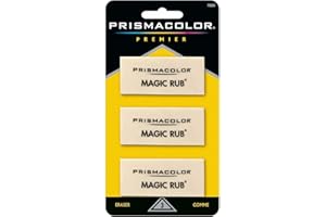 Prismacolor Premier Magic Rub Vinyl Erasers, 3-Count