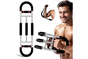 Focenat Arm Trainer, Allenatore Regolabile per Braccia e Pettorali, Attrezzo per Esercizi a Forma di U (40-60 kg / 88-132 lb), Attrezzo per Allenamento del Torace per Casa/Ufficio/Viaggio