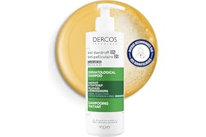 Vichy, Dercos, Shampooing Anti-Pelliculaire DS, Pellicules & Démangeaisons, Cheveux Normaux à Gras, 390ml