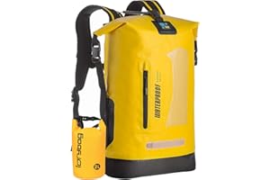 IDRYBAG Mochila Impermeable Seca 20L/30L/40L, Mochila Flotante Impermeable para Hombres, Saco Seco Impermeable para Kayak