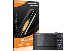SWIDO Schutzfolie für Canon Powershot SX740 HS [2 Stück] Anti-Reflex MATT Entspiegelnd, Hoher Härtegrad, Schutz vor Kratzer/Folie, Displayschutz, Displayschutzfolie, Panzerglas-Folie