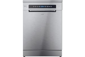 Candy Rapidò CF 3C7F0X, Lavavajillas 60 CM, 13 Servicios, Digital, WIFI, 8 Programas, Motor Inverter, Inicio Diferido 1-23H, Indicador Sal y Abrillantador, Maxi - Ladle, 47DB, Inox