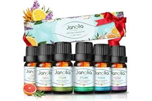 ‎JANOLIA Janolia Ätherische Öle Naturrein Duftöl Set Reines Natürliche Ätherische Öle für Diffuser Pur Essential Oils für Luftbefeuchter Duftöle Geschenkset für Zuhause, Büro, Spa
