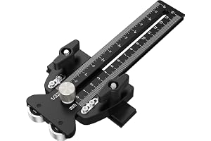 ALLmeter Thin Rip Jig Bordssågstång, dubbel enkelriktad rulle utan bakslag, förlängning, 20,5 cm förlängning, träbearbetnings
