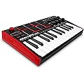 Akai Professional MPK Mini MK3 - Clavier MIDI USB Portable avec 25 Touches, 8 Pads de Batterie, Logiciels et Native Instruments Sound Package (NKS Integration)