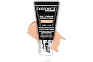 bellapierre BB Cream SPF 20 | Concealer, Foundation, & Moisturizer | Non-Toxic & Paraben Free | Pump Top Applicator - 48 Grams - Light